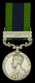 India General Service 1908-35, 1 clasp, Afghanistan N.W.F. 1919 (L-20354 Pte. T. W. Smith, 21 Lrs.) light contact...