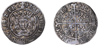Henry VII (1485-1509), Facing Bust issue, Groat, class IVa, mm. cross-crosslet, wide, single-arched crown, single...