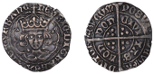 Henry VII (1485-1509), Facing Bust issue, Groat, class IIa, no mm., crown 1 with two plain arches, saltires by neck,...