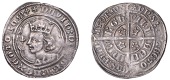 David II (1329-1371), Second coinage, Class A, Groat, class ‘A9’, Edinburgh, mm. cross pattée, small young...