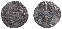 Henry VII (1485-1509), Facing Bust issue, Groat, class IVa, mm. cross-crosslet, wide, single-arched crown with six...