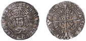 Henry VII (1485-1509), Facing Bust issue, Groat, class IIIc(iv), mm. anchor inverted on obv., lis-issuant-from-rose...