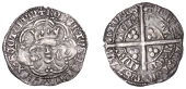 Robert III (1390-1406), Heavy coinage, First issue, Groat, Edinburgh, mm. cross potent, tressure of seven arcs,...