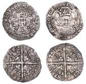 Robert III (1390-1406), Heavy coinage, First issue, Groat, Edinburgh, mm. cross potent, tressure of seven arcs,...