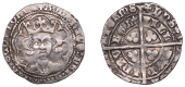 Robert III (1390-1406), Heavy coinage, Second issue/First issue mule, Groat, Edinburgh, mm. cross potent, tressure...