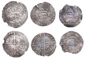 Robert III (1390-1406), Heavy coinage, First issue, Groats (3), Edinburgh (2), no mm., tressure of seven arcs,...