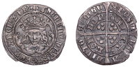 Henry VII (1485-1509), Facing Bust issue, Groat, class IVb/IIIc mule, mm. greyhound’s head no. 2, wide,...