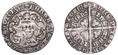 Robert III (1390-1406), Heavy coinage, First issue, Groat, Edinburgh, mm. cross potent, tressure of nine arcs, large...