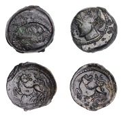 Continental Iron Age, GAUL, Carnutes, Pixtilos, bronze Unit, c. 50-30 BC, diademed female head left, [pixtil]...