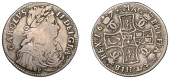Charles II (1649-1685), First coinage, Merk, 1674, type III, f below bust, 6.31g/12h (D 25; M 21; SCBI 35, –; B...