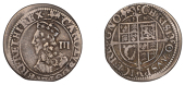 Charles I (1625-1649), York mint, Threepence, mm. lion, reads ma br fr et hi, 1.23g/9h (Besly 1D; SCBI Brooker 1105;...