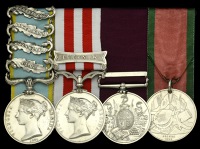 Four: Captain and Quartermaster J. Aylett, 20th Regiment of Foot

Crimea 1854-56, 4 clasps, Alma, Balaklava,...