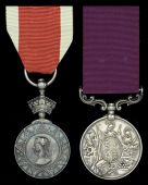 Pair: Paymaster-Sergeant J. Butt, Derbyshire Regiment

Abyssinia 1867 (1417 J. Butt. H.M. 45th Regt.); Army L.S. &...