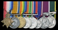 A R.V.M. group of eight awarded to Staff Quartermaster Sergeant J. W. Cotterill, Royal Army Pay Corps, late 5th...