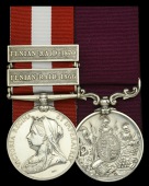 Pair: Paymaster-Sergeant R. Ballard, Rifle Brigade

Canada General Service 1866-70, 2 clasps, Fenian Raid 1866,...