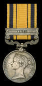South Africa 1877-79, 1 clasp, 1879 (1891, Pte. W. Warren, 1st Dn. Gds.) traces of brooch marks to obverse,...
