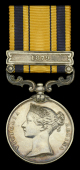South Africa 1877-79, 1 clasp, 1879 (802. Pte. R. Kirk, 91st Foot.) a few small edge bruises, otherwise nearly...