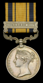 South Africa 1877-79, 1 clasp, 1878-9 (Corpl. F. Bahlmann, German Burgr. Contgt.) minor edge bruises, otherwise...