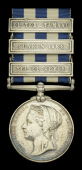 Egypt and Sudan 1882-89, dated reverse, 3 clasps, Tel-El-Kebir, Suakin 1884, El-Teb_Tamaai (2674. Pte. F. Nelson....