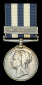 Egypt and Sudan 1882-89, dated reverse, 1 clasp, Tel-El-Kebir (374, Pte. J. Ingles, 1/Sea: Highrs:) pitting from...