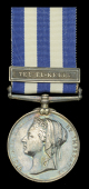 Egypt and Sudan 1882-89, dated reverse, 1 clasp, Tel-El-Kebir (839. Pte. J. Metcalf. 2/High: L.I.) toned, good very...