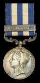 Egypt and Sudan 1882-89, dated reverse, 1 clasp, Tel-El-Kebir (A. T. Chambers, Gunner, R.M.A.) later impressed...