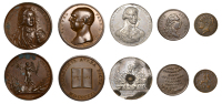 Death of the Duke of Marlborough, 1722 [struck c. 1740], a copper medal by J. Dassier, 42mm, 39.70g (Eisler 217; MI...