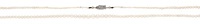 A pearl necklace, the graduated seed pearls, natural pearls and cultured pearls, measuring approximately 2.0 -...