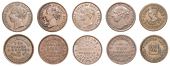 MONMOUTHSHIRE, Abergavenny, John Conway (2, W 7545, 7546; Cox 40-1), T.W. Ingram (W 7547; Cox 42); Chepstow, Thomas...