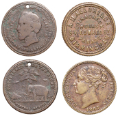 WARWICKSHIRE, Birmingham, Arthur Alldridge, 1867 (W 270); Charles Aston (W 280; cf. DNW T16, 1) [2]. First very...