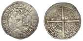 David II (1329-1371), Second coinage, Class D, Groat, class D1, Edinburgh, mm. cross pattée, ‘Robert II’ head,...