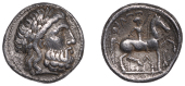 Continental Iron Age, EASTERN EUROPE, Tetradrachm, c. 3rd-2nd Century BC, Siegesreiter type, imitations of Philip II...