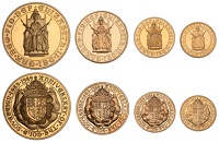 Elizabeth II (1952-2022), Decimal issues, Proof Set, 1989, comprising Five Pounds, Two Pounds, Sovereign, and...