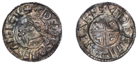 Æthelred II (978-1016), Penny, CRVX type, Chichester, Æthelm, ædelm m-o cisec, 1.65g/9h (HHK 21; BEH 264; N 770;...