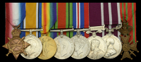 Eight: Major A. C. Dow, Royal Army Pay Corps, late Royal Army Medical Corps

1914-15 Star (32070. Sjt. A. C. Dow,...