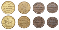 SURREY, Croydon, George Carter, brass, eg, 24mm (W –); Richmond, Robert Innocent (2, W 4440a, 4440b, the plate...