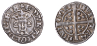 Edward I (1272-1307), New coinage, Penny, class 7a/6a1 mule, London, wide crown, rose on breast, double-barred ns,...