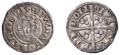 Edward I (1272-1307), New coinage, Penny, class 8c, London, new crown with arched band, incurved letters, top-tilted...