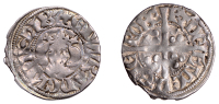 Edward I (1272-1307), New coinage, Penny, class 3g (irregular), Bury St Edmunds, Robert de Hadelie, plain initial...