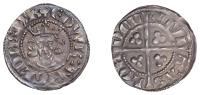 Edward I (1272-1307), New coinage, Penny, class 2b, London, narrow face with high neck, reads angl’, reversed ns,...
