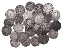 Edward I-II (1272-1327), New coinage, Pennies (30), all London, various classes and varieties [30]. Many fine, but...