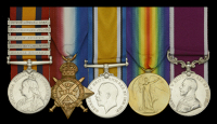 Five: Staff Quartermaster Sergeant W. H. Hobbs, Army Pay Corps, late Scottish Rifles

Queen’s South Africa...