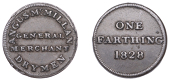 STIRLINGSHIRE, Drymen, Angus McMillan, 1828 (W 7025). Very fine; the only issue for the county	 £25-£35
