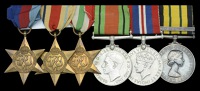 Six: Major R. P. Hughes, Royal Army Pay Corps, late Royal Signals

1939-45 Star; Africa Star; Italy Star; Defence...