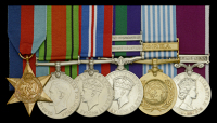 Six: Staff Sergeant Major E. R. Hulbert, Royal Army Pay Corps, late Royal Tank Corps

1939-45 Star; Defence and...