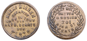 PERTHSHIRE, Perth, Alexander Miller (W 7528, the plate piece). Very fine, rare; the only issue for the county	 £40-£50