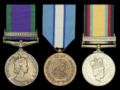 Three: Sergeant S. F. Bones, Royal Army Pay Corps

General Service 1962-2007, 1 clasp, Northern Ireland (24348229...