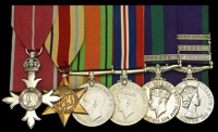 A post-War M.B.E. group of six awarded to Major J. H. A. Bryden, Royal Army Pay Corps, late Royal Artillery

The...