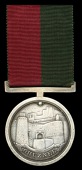 Ghuznee 1839 (Paymaster H. Carew, XIII or Prince Albert’s Lt. Infantry) engraved in upright sans-serif capitals to...