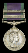 General Service 1962-2007, 2 clasps, Radfan, Northern Ireland, second clasp loose on riband (23547530 Sgt. K. E....